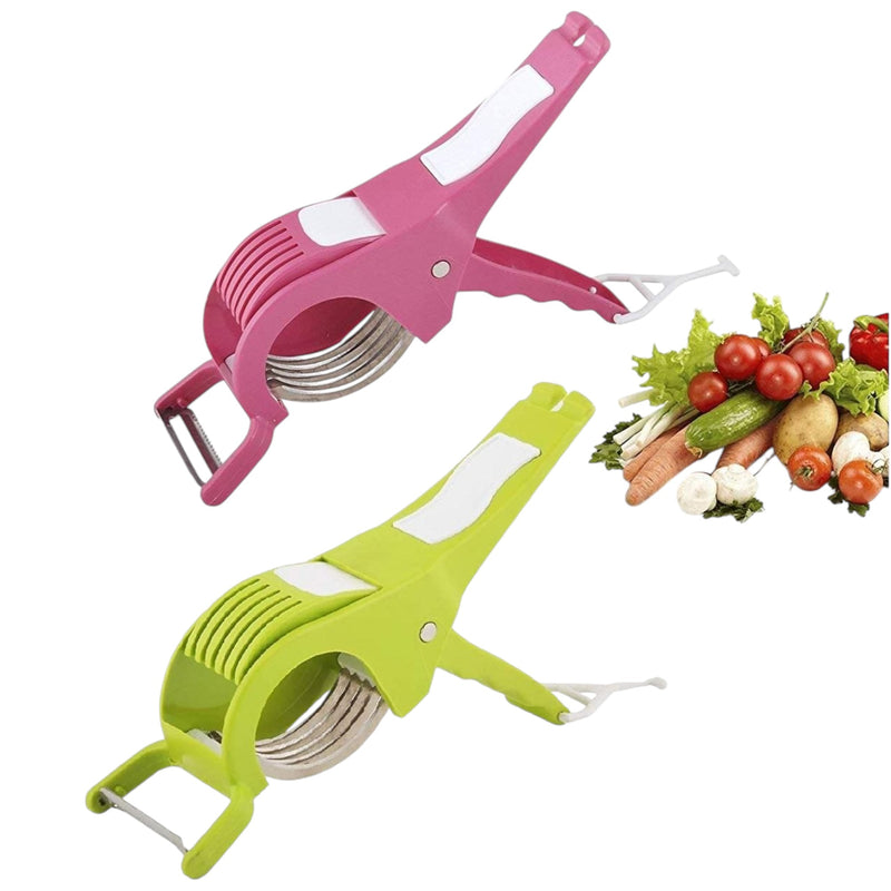 Multi Veg Cutter – 5 Blade Vegetable & Fruit Cutter and Slicer | Easy Kitchen Tool