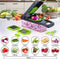 16 in 1 Multifunctional Vegetable Chopper Handle Food Grate Food Chopper Vegetable Slicer Dicer Cut Kitchens Accessories