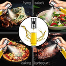 Cooking Oil Sprayer – Glass Oil Spray Bottle for Kitchen, BBQ, Baking, Grilling, Vinegar & Sauce