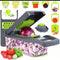 16 in 1 Multifunctional Vegetable Chopper Handle Food Grate Food Chopper Vegetable Slicer Dicer Cut Kitchens Accessories
